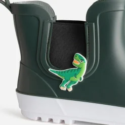 BE ONLY Chaussures Montantes^Chelsea boots de pluie kaki patch crocodile VERT