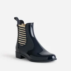 Igor Boots^Chelsea boots de pluie élastiques rayés MARINE
