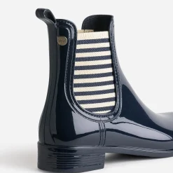 Igor Boots^Chelsea boots de pluie élastiques rayés MARINE