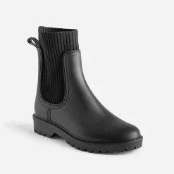 Eram Boots^Chelsea boots de pluie NOIR