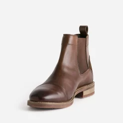 Eram Boots^Chelsea boots cuir MARRON