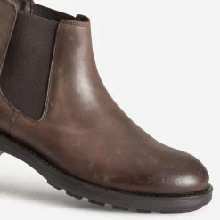 Eram Boots^Chelsea boots en cuir brossé MARRON