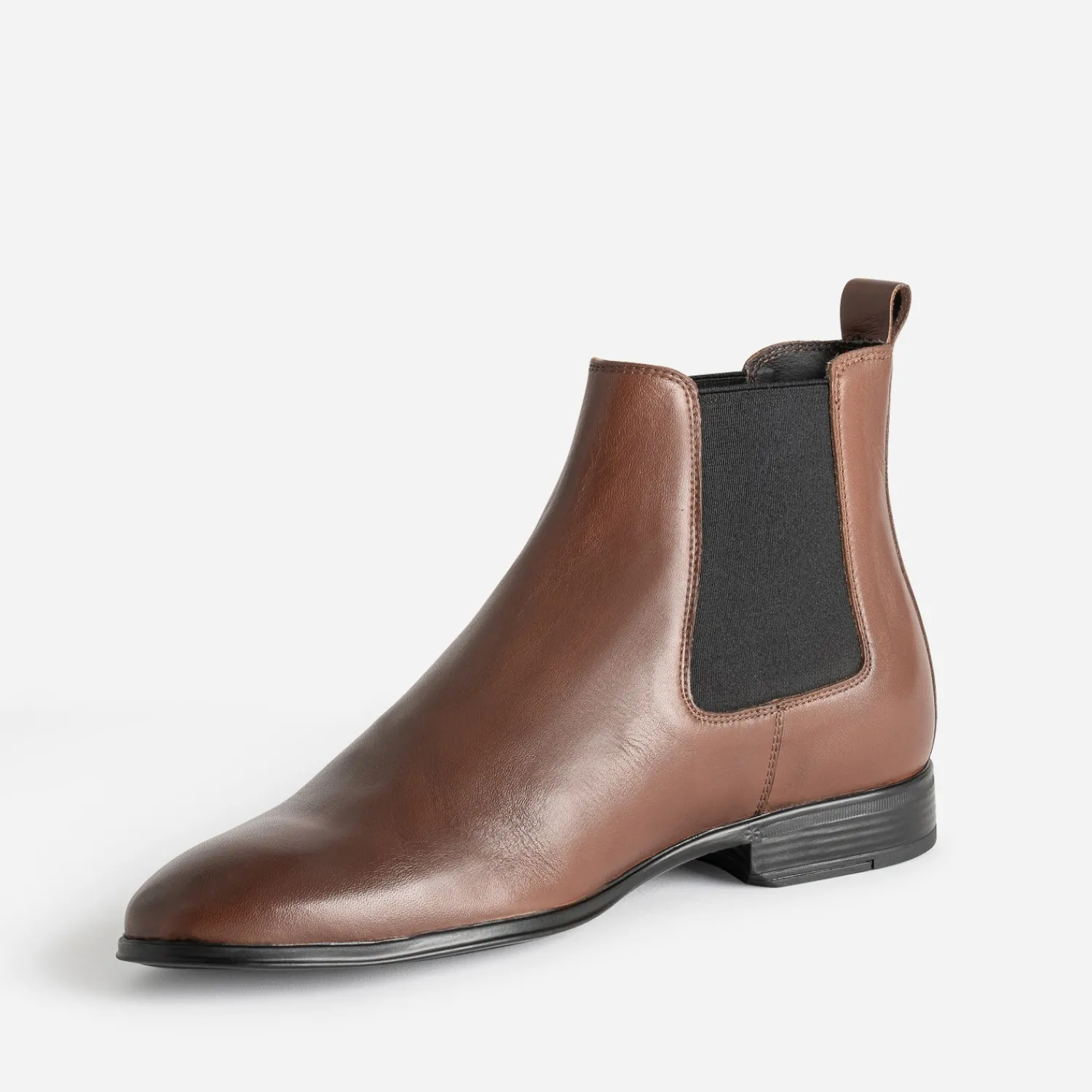 Eram Boots^Chelsea boots en cuir MARRON