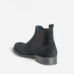 Eram Boots^Chelsea boots cuir velours NOIR
