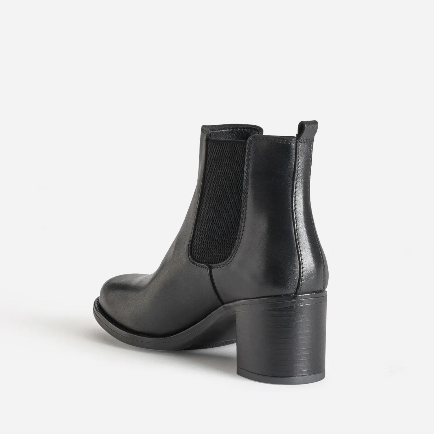 Eram Boots^Chelsea boots en cuir NOIR