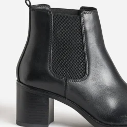 Eram Boots^Chelsea boots en cuir NOIR