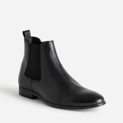 Eram Boots^Chelsea boots en cuir NOIR