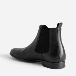 Eram Boots^Chelsea boots en cuir NOIR