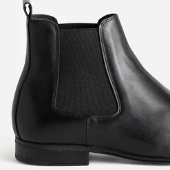 Eram Boots^Chelsea boots en cuir NOIR