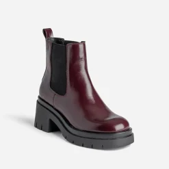 Texto Boots^Chelsea boots glacé BORDEAUX