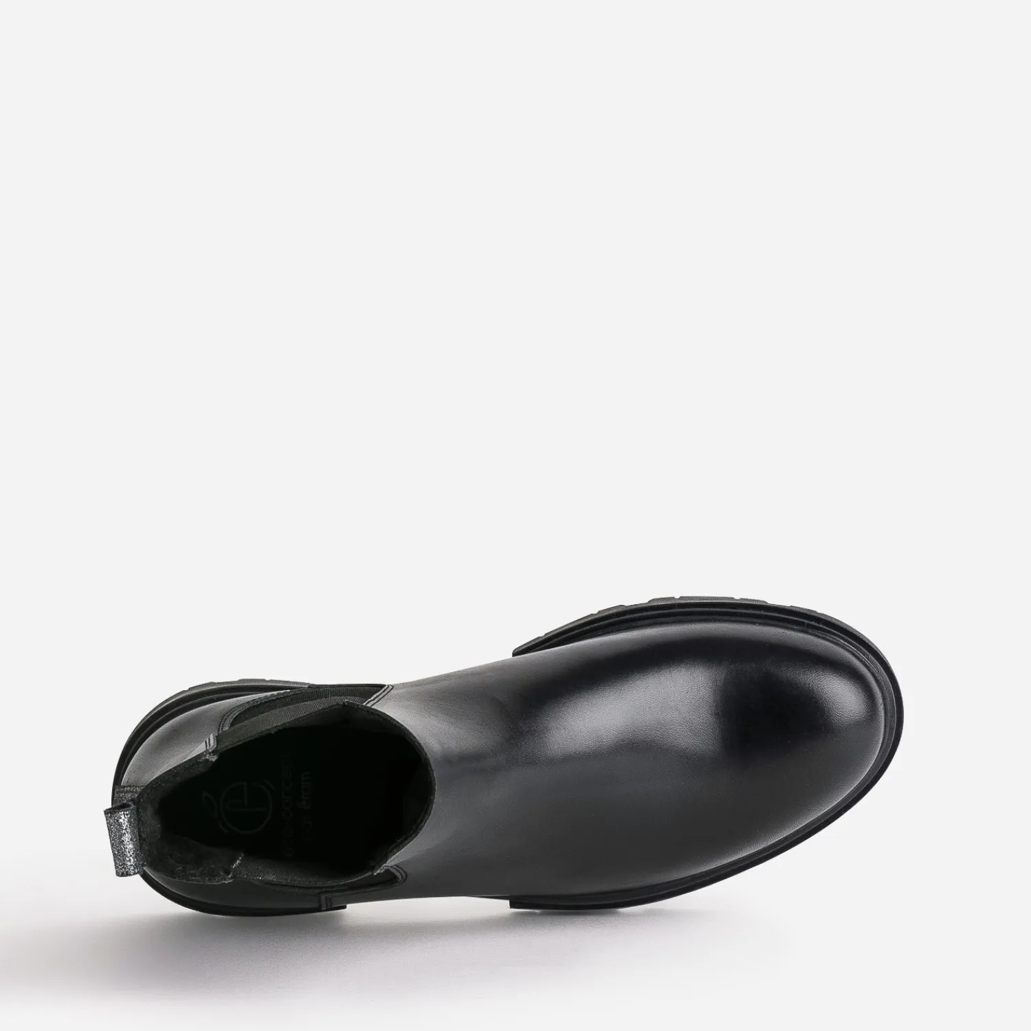 Eram Boots^Chelsea boots TEXTO éco-conçu en cuir NOIR