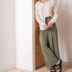 Texto Chemises & Blouses^Chemise rayures noires BEIGE