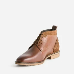Eram Boots^Chukka boots cuir COGNAC
