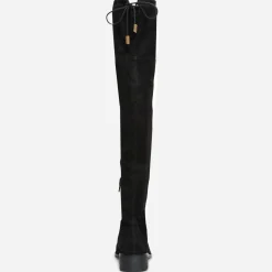 Eram Bottes^Cuissarde e suédée à tige souple NOIR