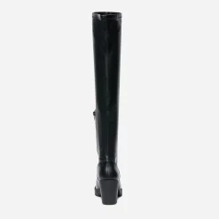 Texto Bottes^Cuissarde e à semelle crantée NOIR