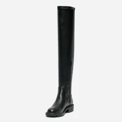 Texto Bottes^Cuissarde e à tige souple NOIR