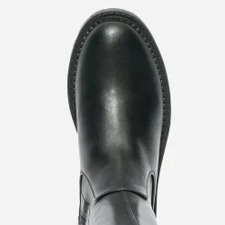 Texto Bottes^Cuissarde e à tige souple NOIR