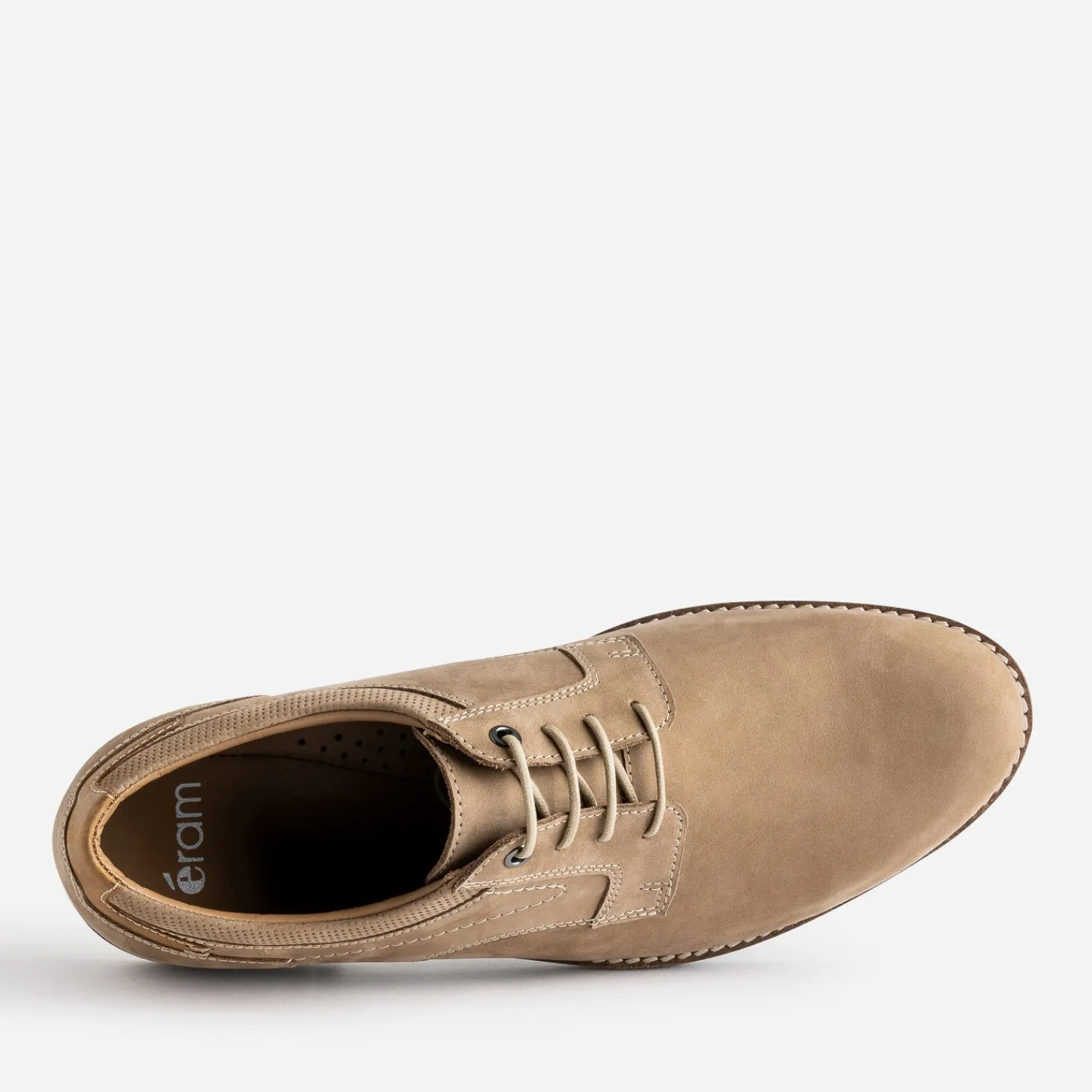 Eram Chaussures De Ville^Derby cuir nubuck BEIGE