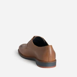 Eram Chaussures De Ville^Derby camel cuir embossé COGNAC