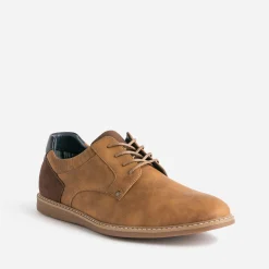 Eram Chaussures De Ville^Derby et marron foncé CAMEL