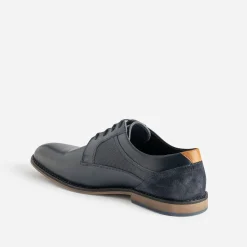 Eram Chaussures De Ville^Derby éco-conçu cuir lacet MARINE