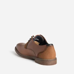 Eram Chaussures De Ville^Derby avec détails embossés COGNAC