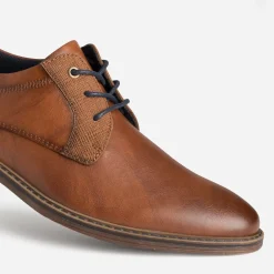 Eram Chaussures De Ville^Derby avec détails embossés COGNAC