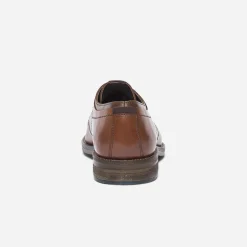 Eram Chaussures De Ville^Derby en cuir à double col COGNAC