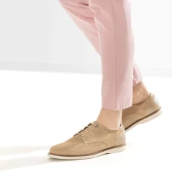 Eram Chaussures De Ville|Baskets/Tennis^Derby confort cuir éco-conçu BEIGE