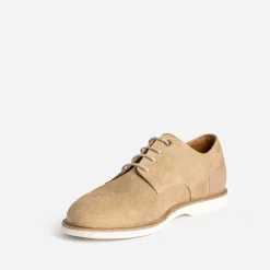 Eram Chaussures De Ville|Baskets/Tennis^Derby confort cuir éco-conçu BEIGE