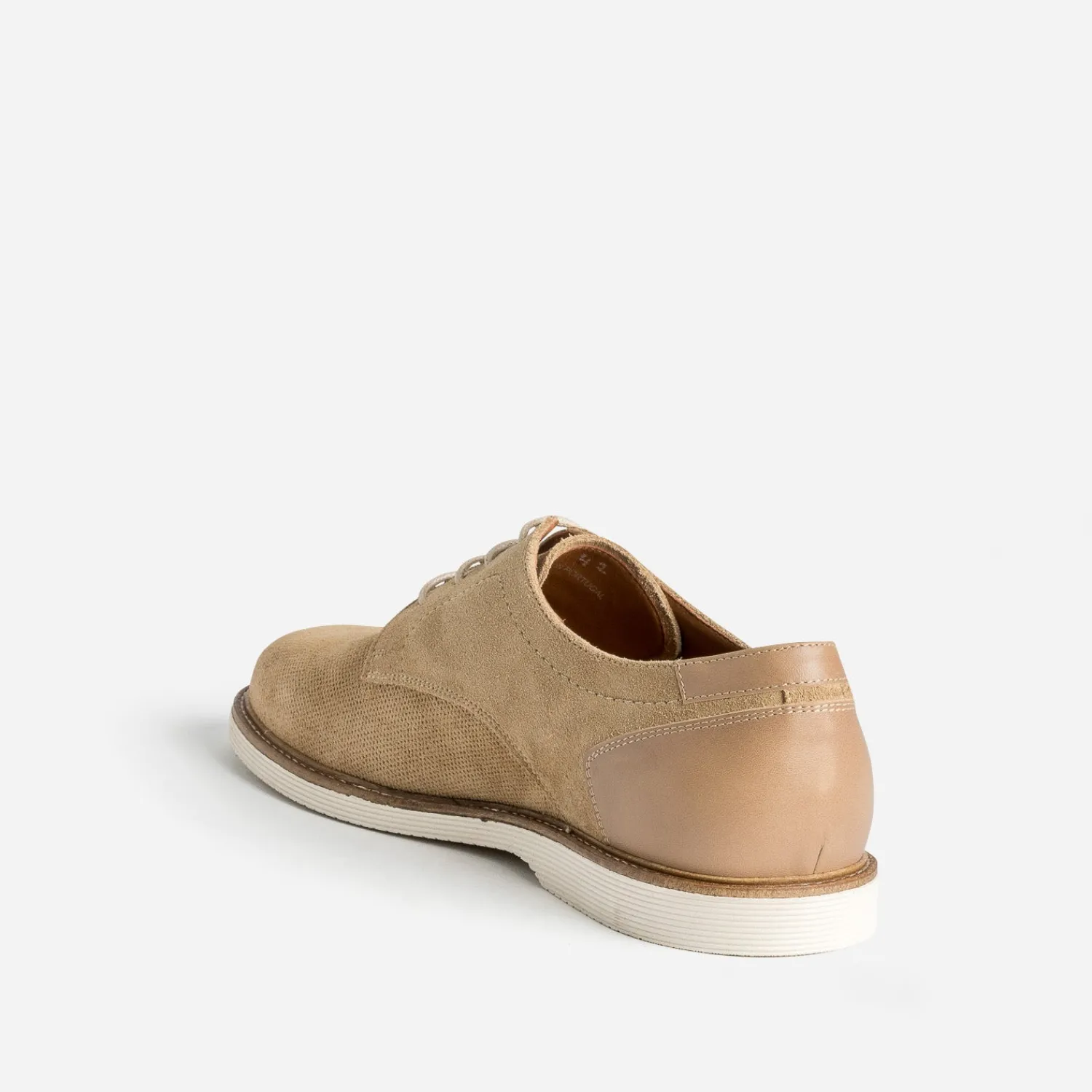 Eram Chaussures De Ville|Baskets/Tennis^Derby confort cuir éco-conçu BEIGE