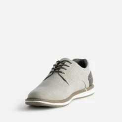 Eram Chaussures De Ville^Derby confort en toile BEIGE