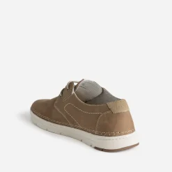 Eram Chaussures De Ville^Derby confort beige foncé en cuir BEIGE FONCE