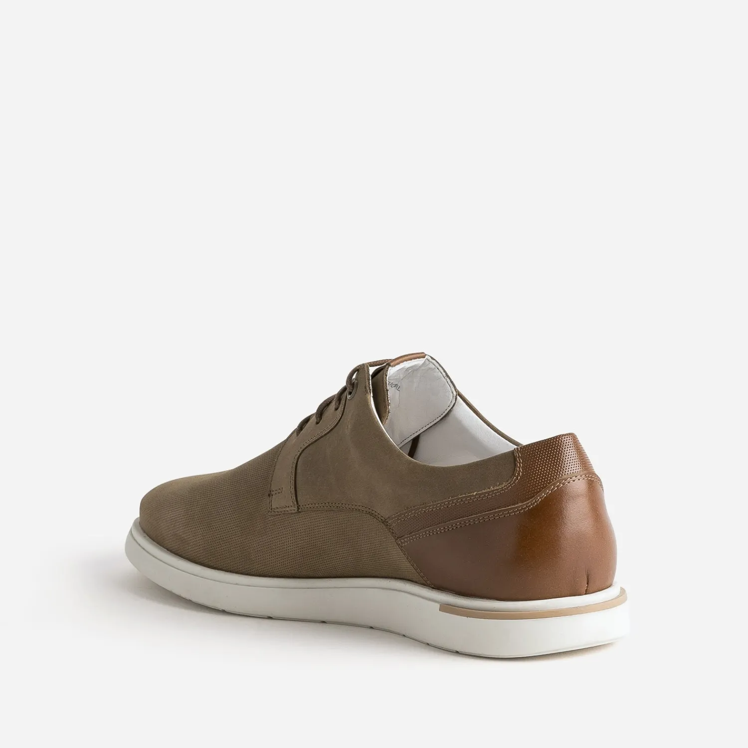 Eram Chaussures De Ville|Baskets/Tennis^Derby confort cuir éco-conçu CAMEL