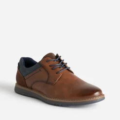 Eram Chaussures De Ville^Derby confort COGNAC