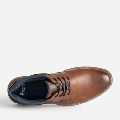 Eram Chaussures De Ville^Derby confort COGNAC
