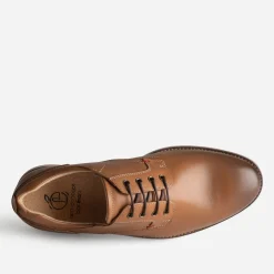 Eram Chaussures De Ville^Derby confort éco-conçu en cuir COGNAC