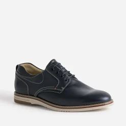 Eram Chaussures De Ville^Derby confort éco-conçu en cuir MARINE