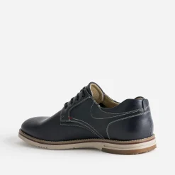 Eram Chaussures De Ville^Derby confort éco-conçu en cuir MARINE
