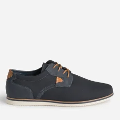 Eram Chaussures De Ville^Derby confort en toile MARINE
