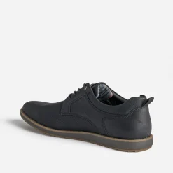 Eram Chaussures De Ville^Derby confort marine perforé NOIR