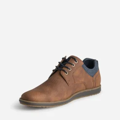 Eram Chaussures De Ville^Derby confort clair perforé MARRON