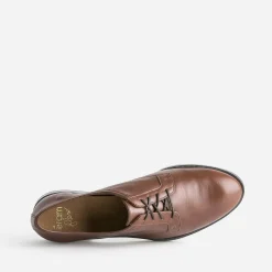 Eram Flex Derbies^Derby en cuir MARRON