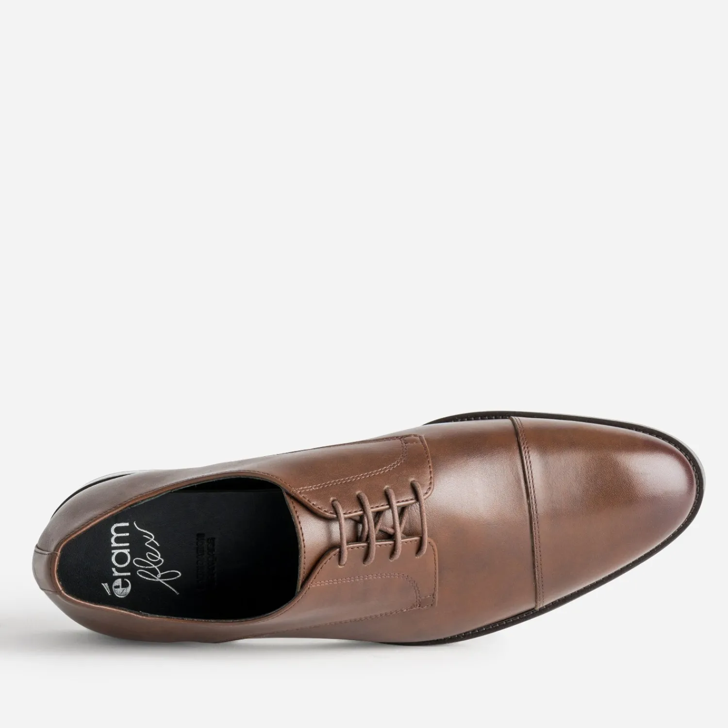 Eram Flex Chaussures De Ville^Derby en cuir MARRON