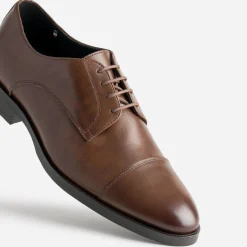 Eram Flex Chaussures De Ville^Derby en cuir MARRON