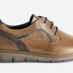 Fluchos Chaussures De Ville^Derby en cuir CAMEL