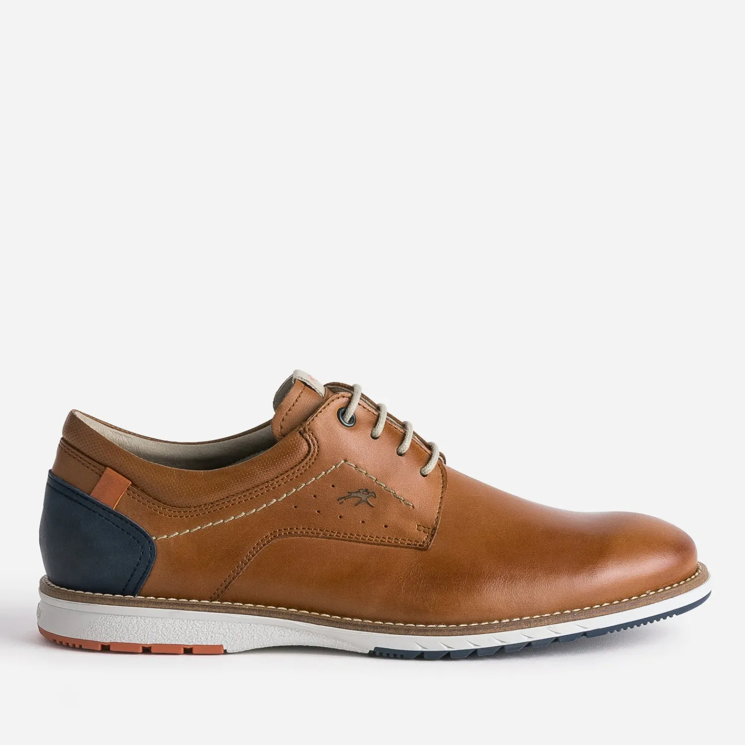 Fluchos Chaussures De Ville|Baskets/Tennis^Derby en cuir COGNAC