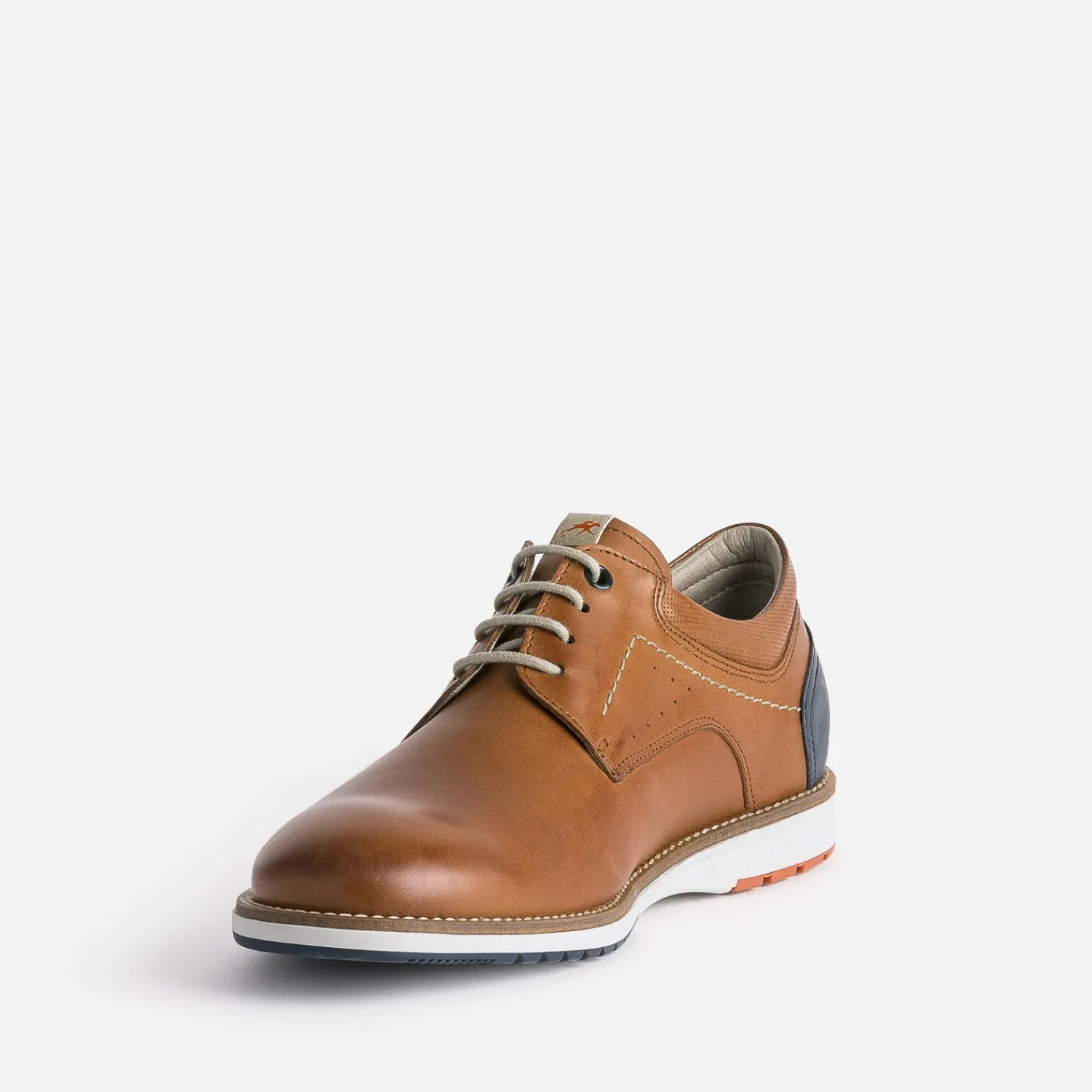 Fluchos Chaussures De Ville|Baskets/Tennis^Derby en cuir COGNAC