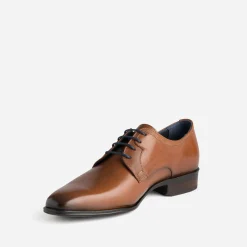 Fluchos Chaussures De Ville^Derby en cuir COGNAC