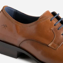 Fluchos Chaussures De Ville^Derby en cuir COGNAC